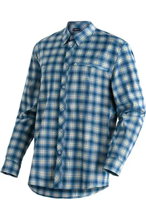 Maier Sports Outdoorhemd Kasen L/S M Herren Hemd, langarm Karohemd für Outdoor und Freizeit