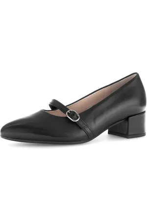 Gabor Spangenpumps, Blockabsatz, Abendschuh, Businessschuh mit Wechselfußbett