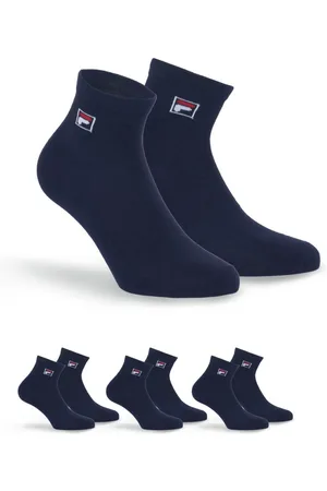 Fila Kurzsocken (3er Pack) mit eingestrickem Logo
