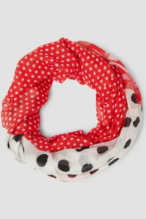 QS by s.Oliver Halstuch Gemusterter Snood mit Pünktchen - Verkäufer: