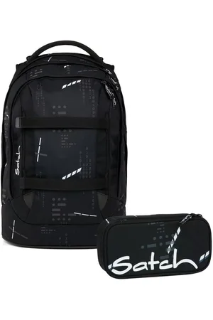 Satch Schulranzen Schulrucksack-Set PACK Ninja Matrix 2-teilig, Kollektion 2025 (2-teilig), ergonomisch, Your-Size-System: auf Körpergröße anpassbar - Verkäufer: DSBO