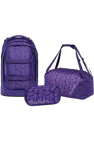 Satch Schulranzen Schulrucksack-Set PACK Bright Faces 3-teilig, Kollektion 2025 (3-teilig), ergonomisch, Your-Size-System: auf Körpergröße anpassbar - Verkäufer: DSBO