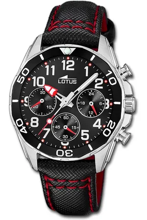 Lotus Chronograph Jugend Kinderuhr Leder , (Chronograph), Jugend, Kinderuhr Lederarmband , rund, mittel (ca. 36mm) - Verkäufer: Fit4Style Silberschmuck - IMPPAC