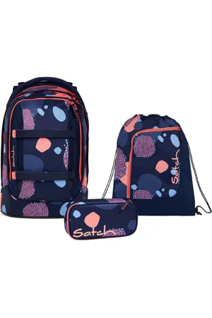Satch Schulranzen Schulrucksack-Set PACK Coral Reef 3-teilig, Kollektion 2025 (3-teilig), ergonomisch, Your-Size-System: auf Körpergröße anpassbar - Verkäufer: DSBO