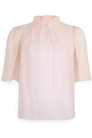 Liu Jo Kurzarmbluse – Bluse aus Lyocell-Gemisch mit Stehkragen - Verkäufer: Schneider Fashion Store