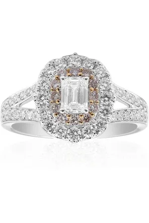 Cavill Diamantring Achteckiger Diamantring 18K Rose & Weißgold (1-tlg) - Verkäufer: Juwelo Deutschland GmbH
