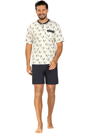 COMTE Pyjama Herren-Shorty Single-Jersey gemustert - Verkäufer: Erwin Müller