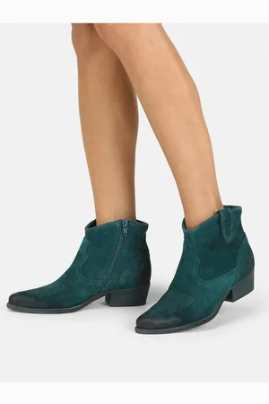 Felmini Stiefelette Leder Cowboy Stiefelette - Verkäufer: S4S Commerce
