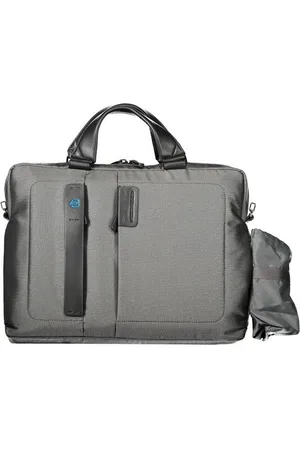 Piquadro Aktentasche, Stilvolle graue Herrenumhängetasche mit Laptopfach und Flaschenfach - Verkäufer: Redeve