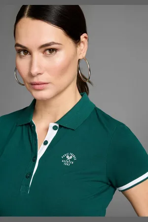 Daniel Hechter Poloshirt mit Kontrastdetails und Logoprint