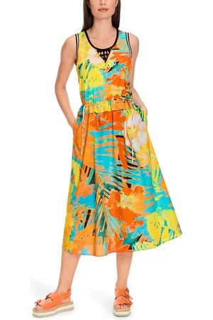 Marc Cain Sommerkleid "Summer to Go" Premium Damenmode Sportives Sommerkleid