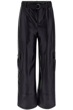 Guess Lederimitathose Cargohose Gwen PU Cargo Pant Hose (1-tlg) - Verkäufer: fashioncore