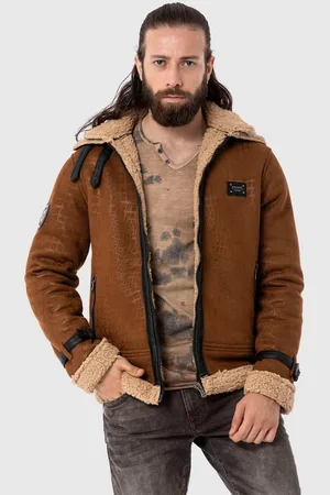 Cipo & Baxx Parka Jacke im Flieger-Look