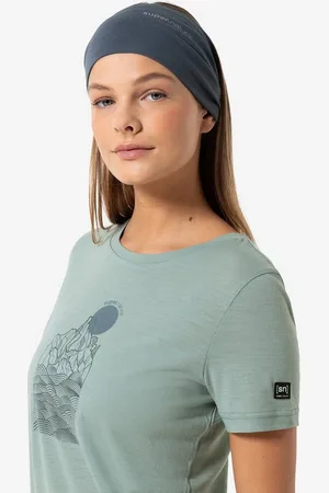 Supernatural T-Shirt für Damen, Merino PREIKESTOLEN CLIFFS Berg Motiv, casual - Verkäufer: