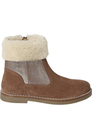 Vertbaudet Warme Mädchen Lederboots mit Reißverschluss Stiefelette - Verkäufer:
