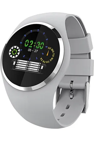 Atlanta Multifunktionsuhr Fitness Tracker, grau, mit rundem Farbdisplay - Verkäufer: Selva Technik GmbH