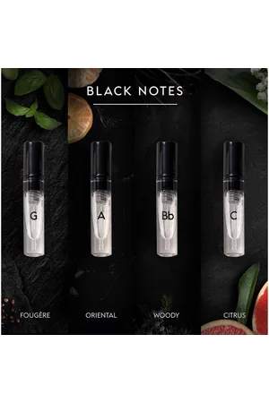 GAMMON Eau de Parfum 10 x Black Notes Parfum Herrenduft mit langanhaltendem 20% Parfum-Öl, 10-tlg. - Verkäufer: trends4cents