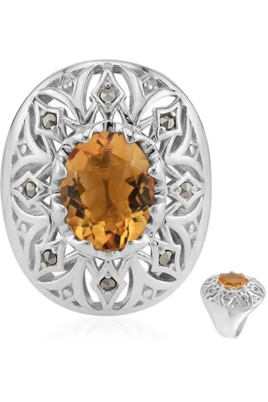 Cavill Silberring Citrin Madagaskar Silber Ring, 1,97 ct (1-tlg) - Verkäufer: Juwelo Deutschland GmbH