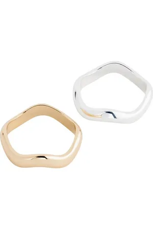 Next Fingerring 2er-Pack Wellen-Ringe mit recyceltem Zink (1-tlg) - Verkäufer: Germany GmbH