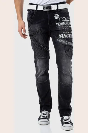 Cipo & Baxx 5-Pocket-Jeans Jeans mit zahlreichen Details