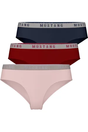 Mustang Hipster Tara Damen Hipster Unterhose Unterwäsche (Set, 3-St., 3er-Pack) weich - formstabil - atmungsaktiv - vegan - sportlicher Sitz - Verkäufer: s2c GmbH