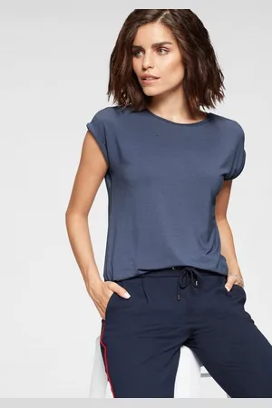 Tamaris T-Shirt Kurzarm, Regular Fit, unifarben, mit Rundhalsausschnitt