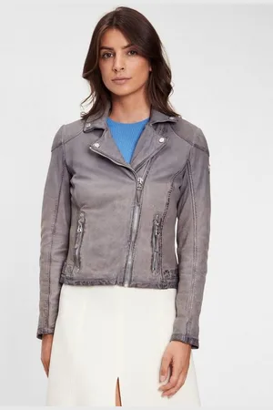 Mauritius Lederjacke »GW Kandy S22 LAMOV« mit Ellenbogen-Patches - Verkäufer: Lederjackenstore