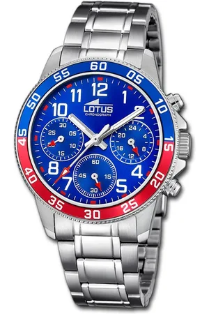 Lotus Chronograph Jugend Kinderuhr Edelstahl, (Chronograph), Jugend, Kinderuhr Edelstahlarmband silber, rund, mittel (ca. 36mm) - Verkäufer: Fit4Style Silberschmuck - IMPPAC