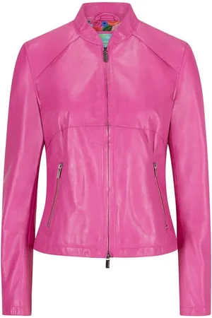 Milestone Lederjacke MSSaba mit 2-Tone Wachseffekt und Zwei-Wege-Reißverschluss - Verkäufer: LOGWOOD-STORE