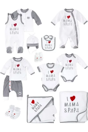 Baby Sweets Erstausstattungspaket I love Mama & Papa Unisex Kinder (Set, 14-tlg., 14) - Verkäufer: Tauro