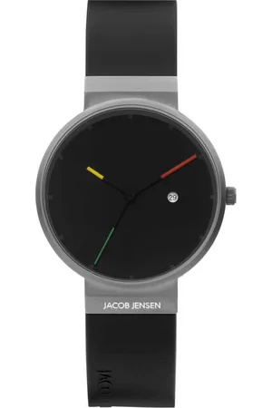 Jacob Jensen Titanuhr Herren Armbanduhr TITANIUM 647 D.35mm Saphierglas - Verkäufer: bellambiente