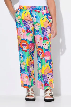 Angel of Style Schlupfhose Hose weites Bein Gesichterdruck - Verkäufer: Popken Fashion Group