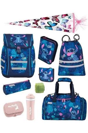 McNeill Schulranzen Teneris (Set, 10-tlg., inkl. Sporttasche und Nestler Schultüte / Zuckertüte), Disney Sonder-Edition - Verkäufer: Familando