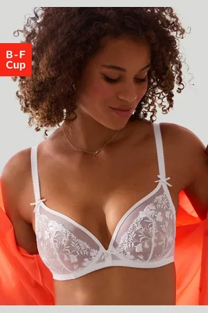 Lascana Bügel-BH mit zarter Blumenstickerei und filigranen Accessoires, sexy Dessous