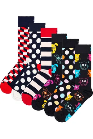 Happy Socks Kurzsocken Unisex Socken 6er Pack Baumwolle (Packung, 6er Pack) - Verkäufer: Yourfashionplace