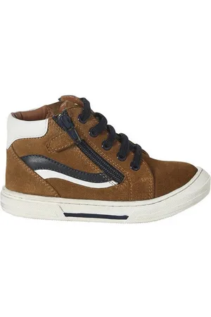 Vertbaudet Jungen High-Sneakers aus Leder mit Reißverschluss Sneaker - Verkäufer: