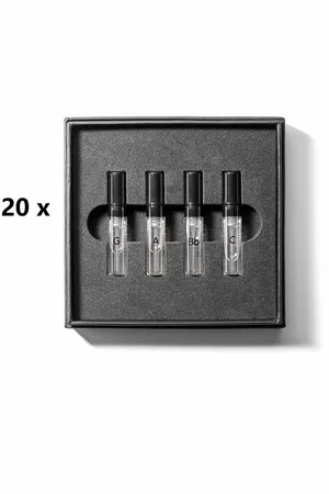 GAMMON Eau de Parfum 20 x Black Notes Parfum Herrenduft mit langanhaltendem 20% Parfum-Öl, 20-tlg. - Verkäufer: trends4cents