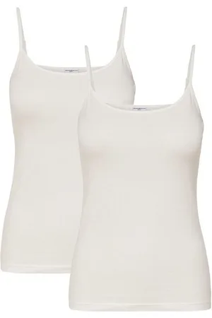 JACQUELINE DE YONG Shirttop Spaghetti Tank Top 2-er Stück Pack Shirt Set JDYAVA (2-tlg) JDYAVA SINGLET - Verkäufer: ARIZONAS