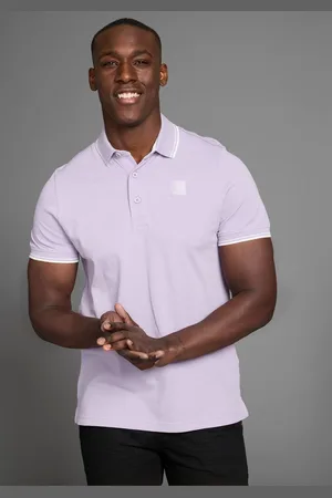 DELMAO Poloshirt Kurzarm, lockere Passform, Polokragen, für Tennis oder Golf