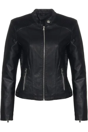 malito more than fashion Lederimitatjacke 5195 Bikerjacke Slimfit mit Steppung - Verkäufer: malito