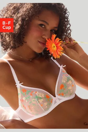 Lascana Bügel-BH mit zarter Blumenstickerei und filigranen Accessoires, sexy Dessous