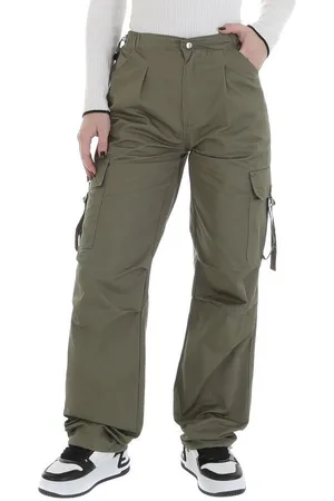 Ital-Design Cargohose Modische Cargo-Hosen für jedes Outfit (89231291) Stoffhose in Khaki - Verkäufer: