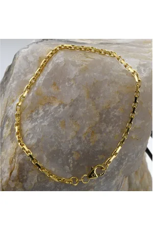 HOPLO Goldarmband Ankerkette diamantiert Länge 18,5cm - Breite 2,0mm - 585-14 Karat Gold - Verkäufer: Holzenplotz