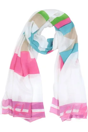 Ulla Popken Halstuch Schal Pink-Schriftzug Bordürendruck - Verkäufer: Popken Fashion Group