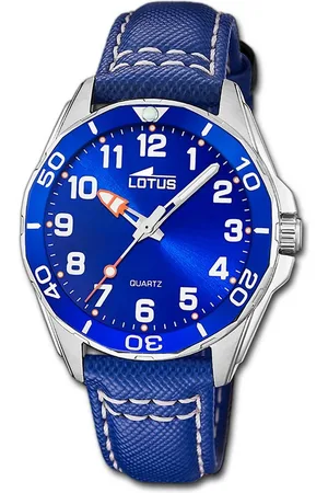 Lotus Chronograph Jugend Kinderuhr Leder , (Chronograph), Jugend, Kinderuhr Lederarmband , rund, mittel (ca. 36mm) - Verkäufer: Fit4Style Silberschmuck - IMPPAC