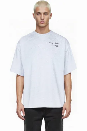 Trueprodigy Oversize-Shirt Marin Logoprint Rundhals dicker Stoff - Verkäufer: