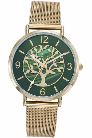 GO Girl Only Quarzuhr Damen Uhr Edelstahlarmband, (Analoguhr), Damenuhr Edelstahlarmband gold, rund, mittel (ca. 36mm) - Verkäufer: Fit4Style Silberschmuck - IMPPAC