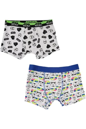STAR WARS Boxershorts Storm Trooper Darth Vader Jungen Boxershorts 2er Pack (Spar-Set) Gr. 134 bis 164 - Verkäufer: WS-Trend