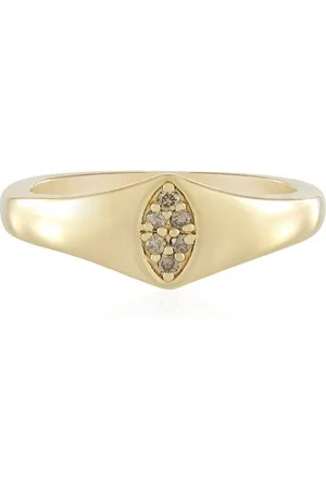 Cavill Diamantring Schicker Schokoladen-Diamant-Ring vergoldet (1-tlg) - Verkäufer: Juwelo Deutschland GmbH