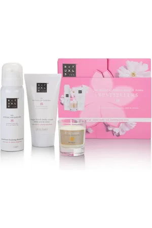 Rituals Pflege-Geschenkset The Ritual of Sakura Beauty To Go Set Perfekt als Geschenk für Freunde und Familie oder als kleine Verwöhnung für sich selbst. Das kompakte Design macht es zum idealen Begleiter für Reisen., 3-tlg., Miniatur-Set mit Kirsc
